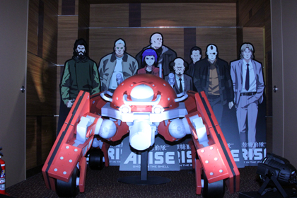 「攻殻機動隊ARISE」新宿バルト９に展示中！