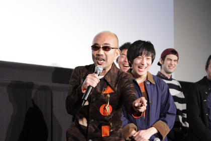 1123『日々ロック』舞台挨拶_竹中直人寿司