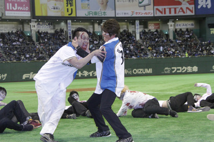 Zアイランド始球式乱闘5