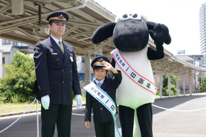 加藤憲史郎１日駅長2