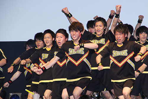 映画『チア男子!!』早稲田大学男子チアリーディングチーム“SHOCKERS”