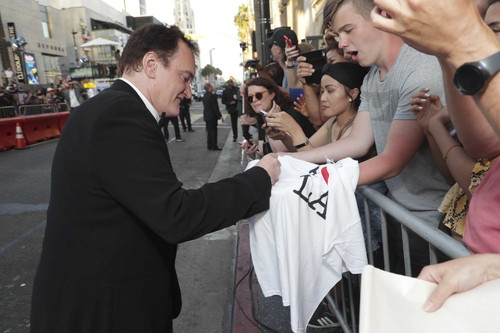 Hollywood, CA - July 22, 2019: Quentin Tarantino, Director/Writer/Producer, at the Premiere of Sony Pictures’ "Once Upon A Time In Hollywood" at the TCL Chinese Theatre.  (Photo by Eric Charbonneau/for Sony Pictures/Shutterstock)