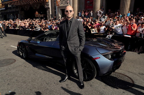 Jason Statham seen at Universal Pictures World Premiere of FAST & FURIOUS PRESENTS: HOBBS & SHAW at the Dolby Theater in Hollywood, CA on Saturday, July 13th, 2019.