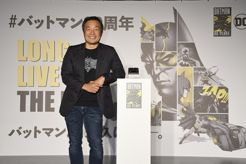 バットシグナルが渋谷の夜空に！『バットマン80周年記念 バットシグナル点灯セレモニー』