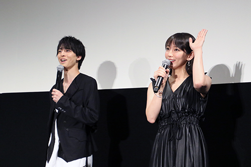 吉岡里帆・高杉真宙02『見えない目撃者』ティーン女子限定試写会