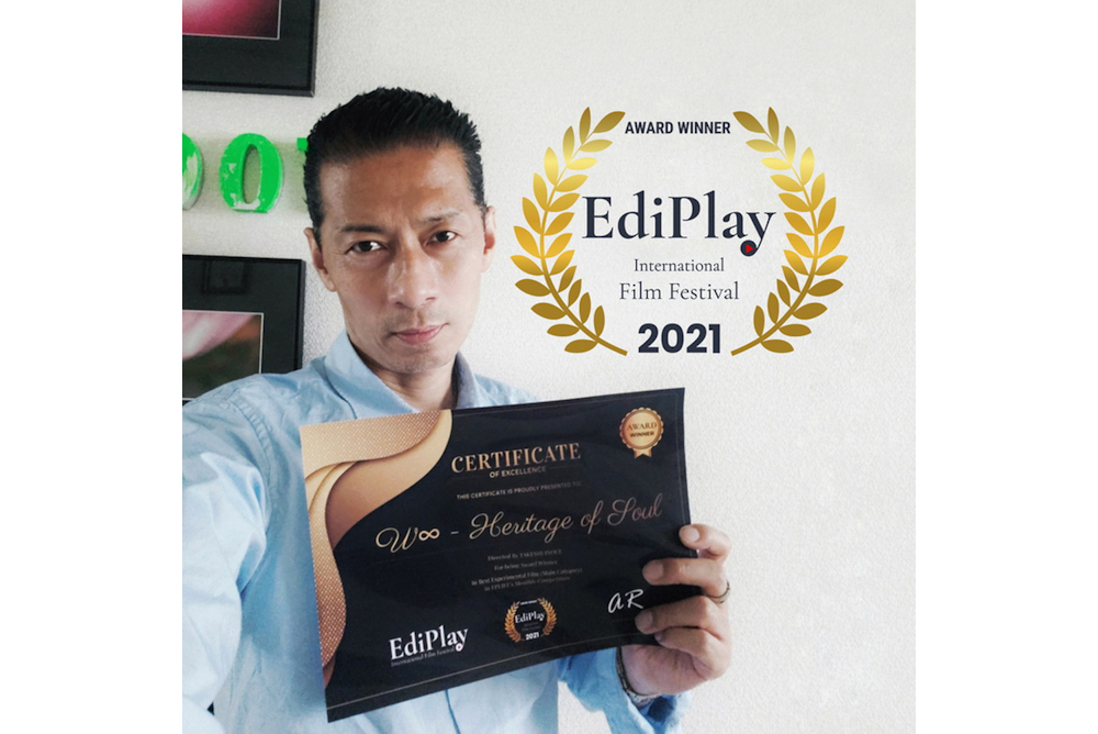 井上タケシ監督『W∞ - Heritage of Soul -』が「EdiPlay 国際映画祭」実験映画部門グランプリ