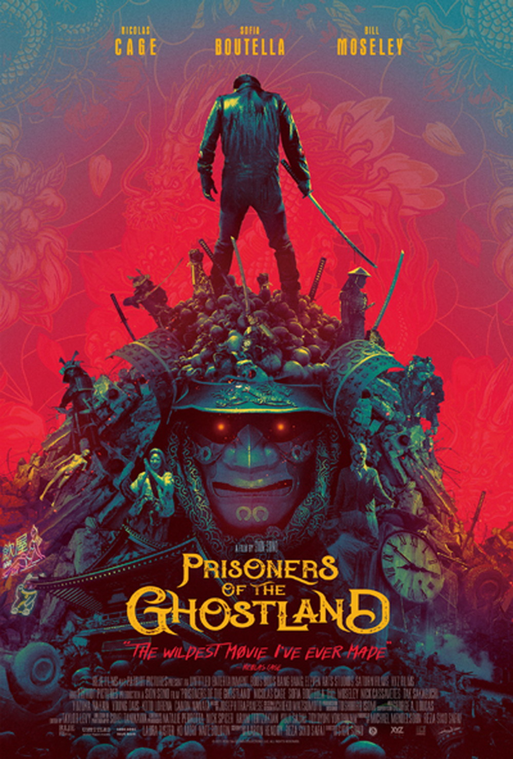 ニコラス・ケイジx園子温『プリズナーズ・オブ・ゴーストランド』前売特典ポストカード