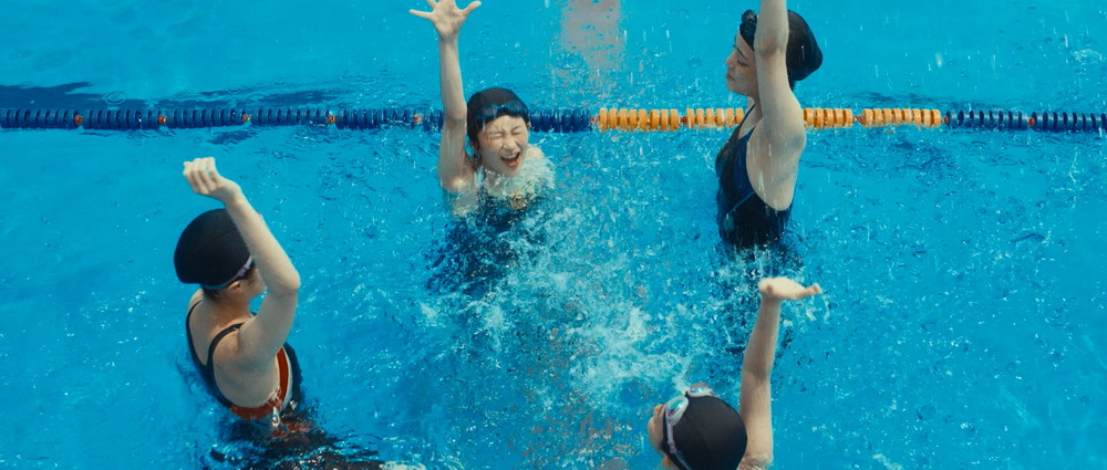 水の中で深呼吸