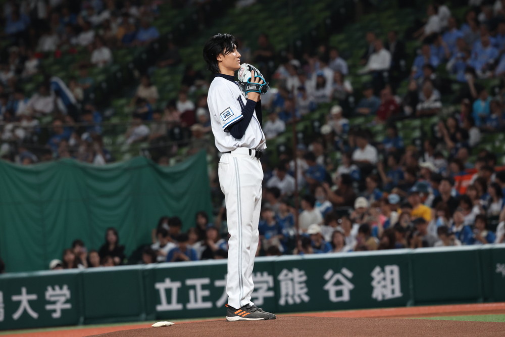 『栄光のバックホーム』セレモニアルピッチ