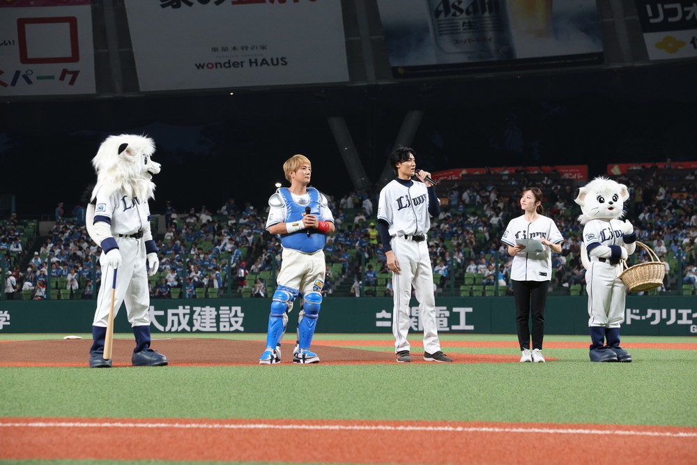 『栄光のバックホーム』セレモニアルピッチ