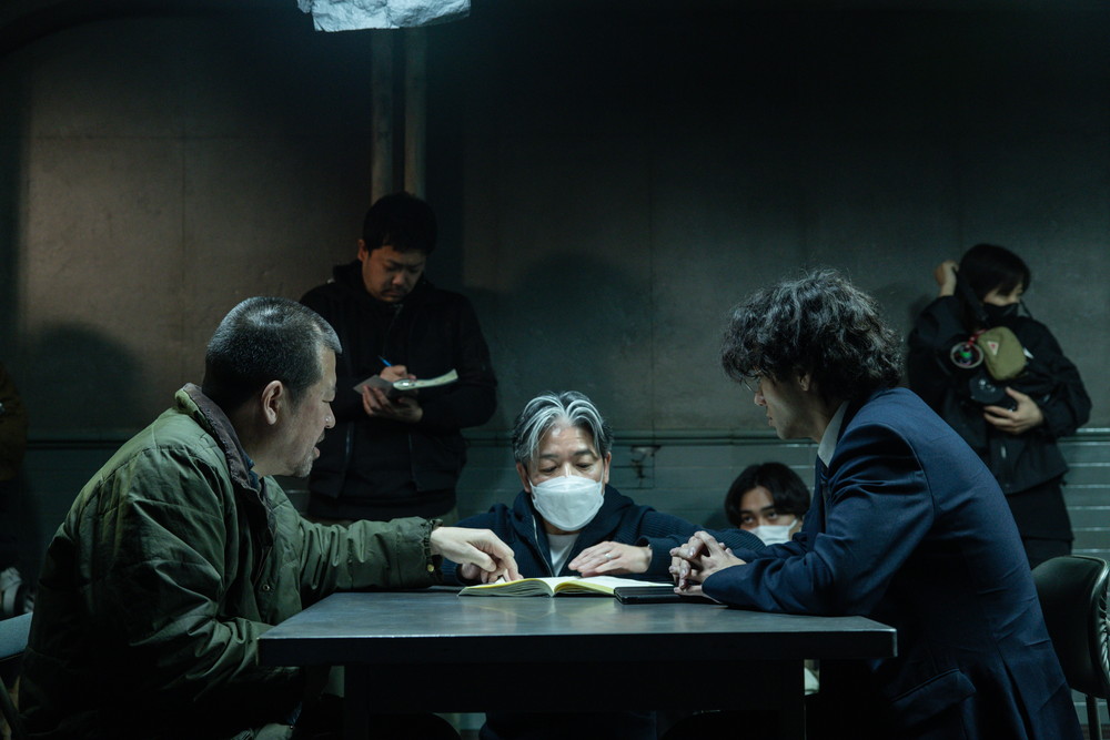 『爆弾』メイキング写真