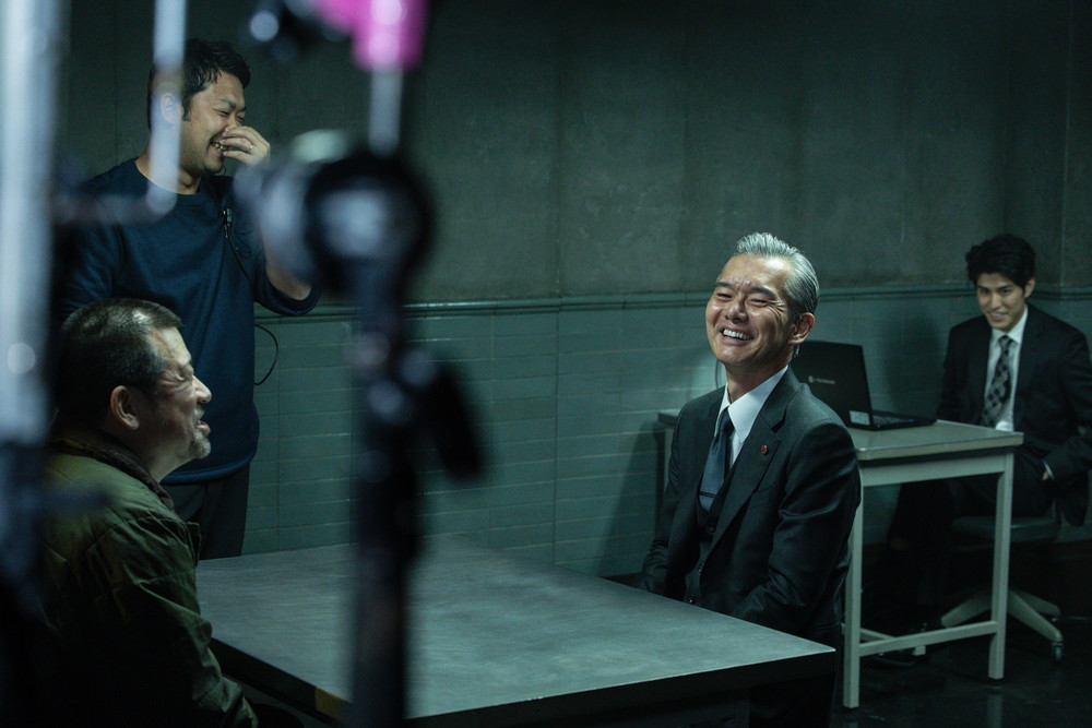 『爆弾』メイキング写真