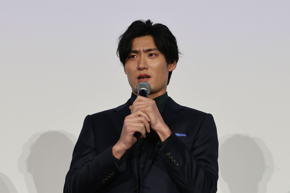 『栄光のバックホーム』公開初日舞台挨拶