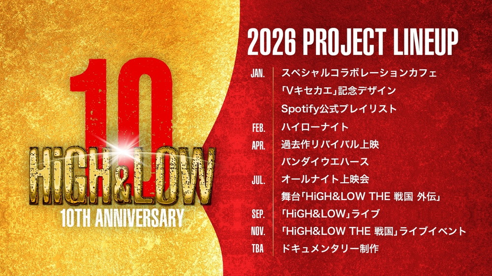 HiGH&LOW 10th ANNIVERSARY YEAR
