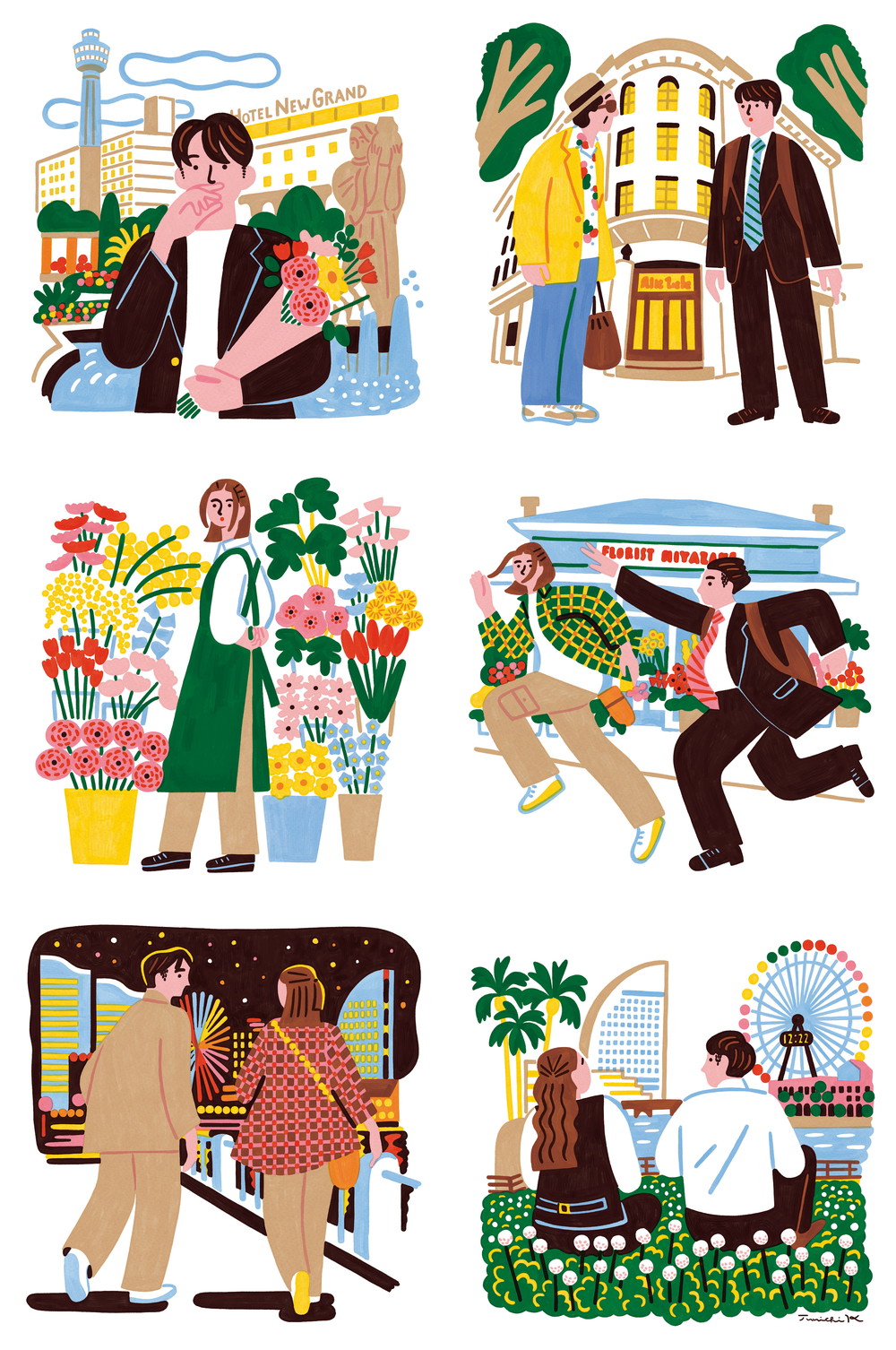 岸潤一イラスト